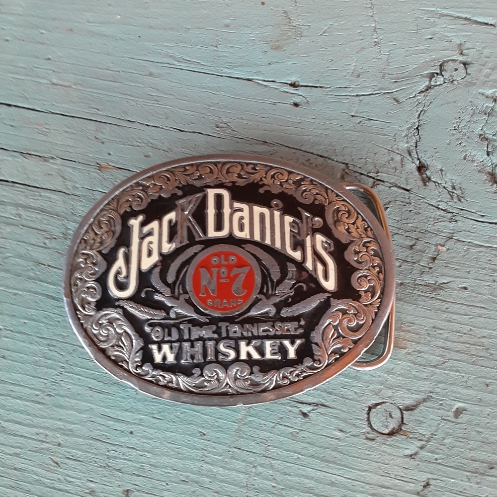 Jack Daniel's Whiskey Belt Buckle - Gem